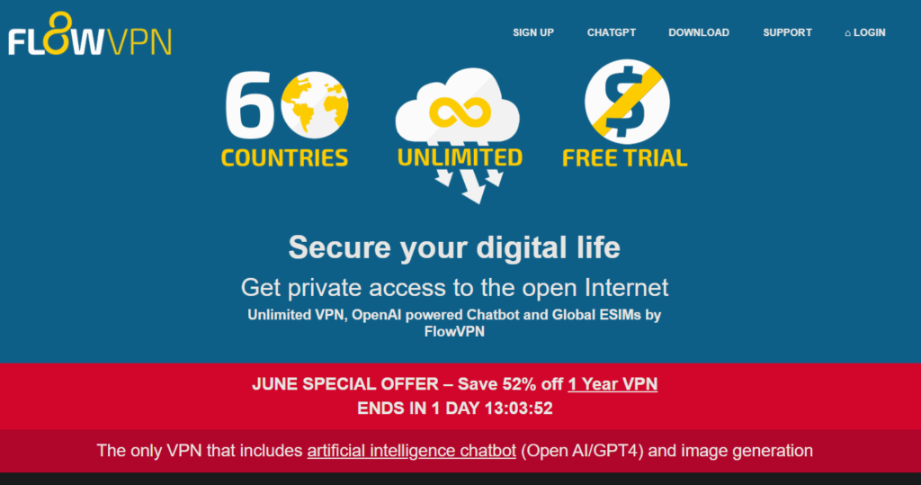 Flowvpn logo