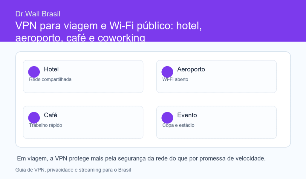 VPN para viagem e Wi-Fi público