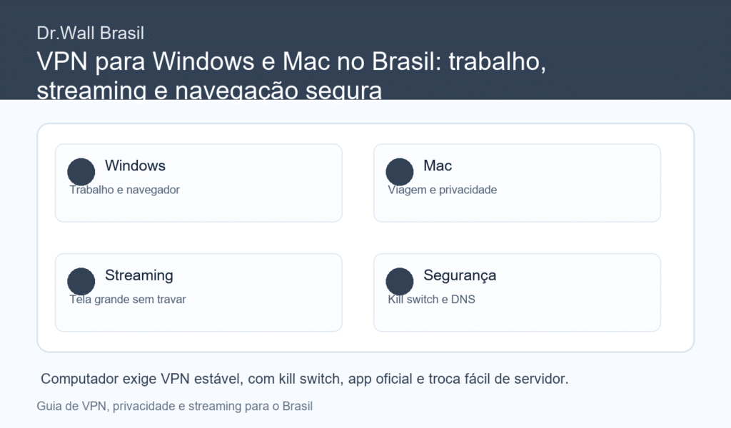 VPN para Windows e Mac no Brasil